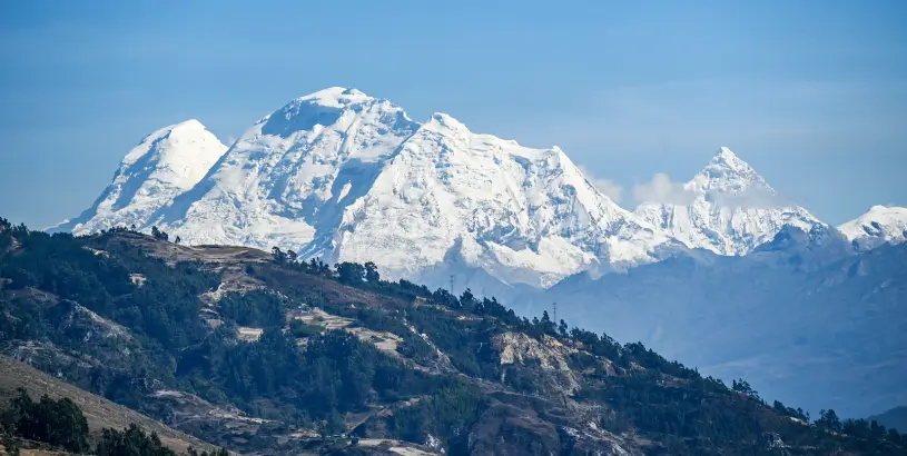 Cordillera Blanca in Huaraz, Peru