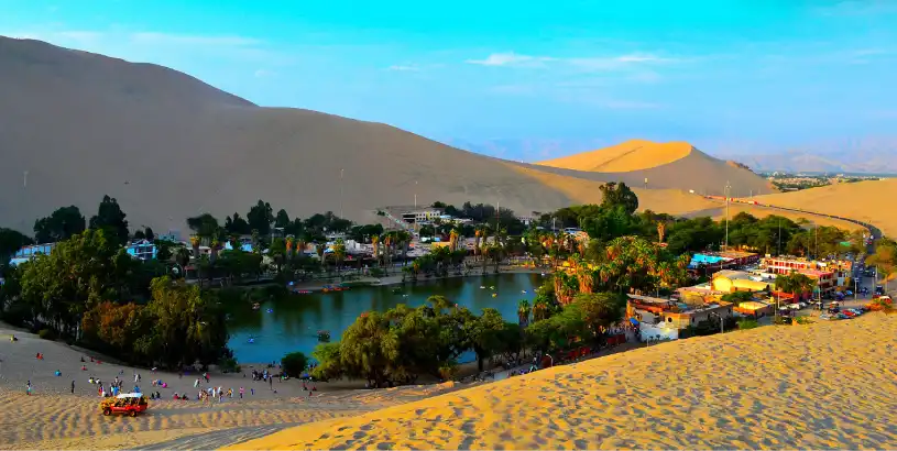 Sunset in Huacachina, Ica - Peru - Koa Expeditions