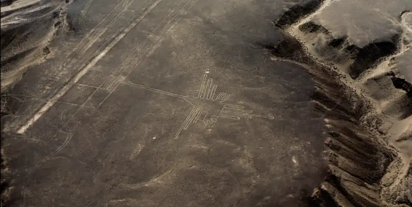 Nazca lines - hummingbird - Koa expeditions